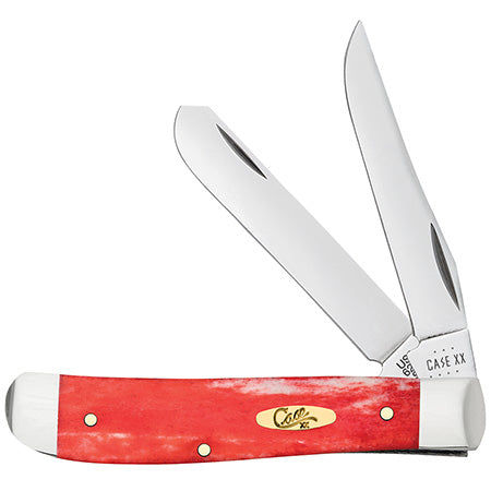 Case XX 10761 Mini Trapper Smooth Dark Red Bone