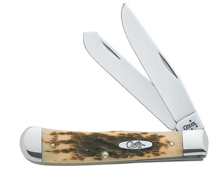 Case XX 163 Trapper Amber Bone CV