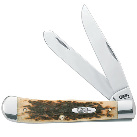 Case XX 164 Trapper Amber Bone