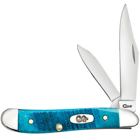 Case XX 25596 peanut Caribbean Blue Bone