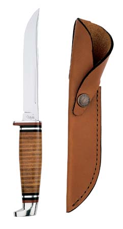 Case XX 381 Fixed Blade Polished Leather
