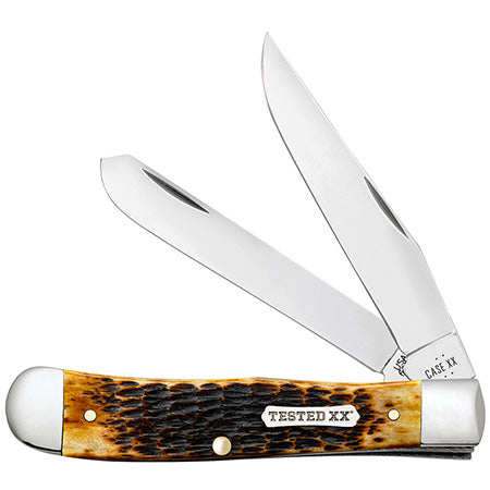 Case XX 51390 Trapper Burnt Amber Bone