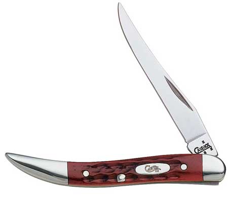 Case XX 792 Small Texas Toothpick Old Red Bone Pocket Worn