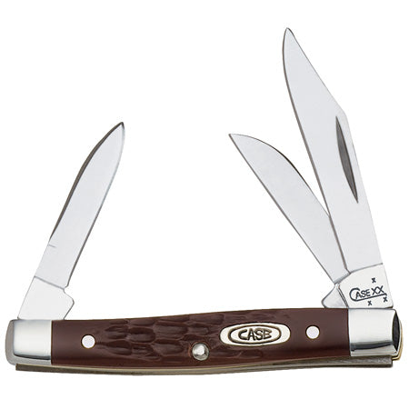 Case XX 081 Small Stockman Brown Synthetic Standard Jig