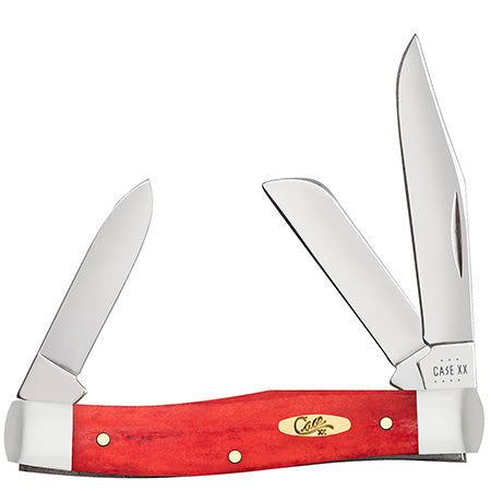 Case XX 10762 Medium Stockman Smooth Dark Red Bone