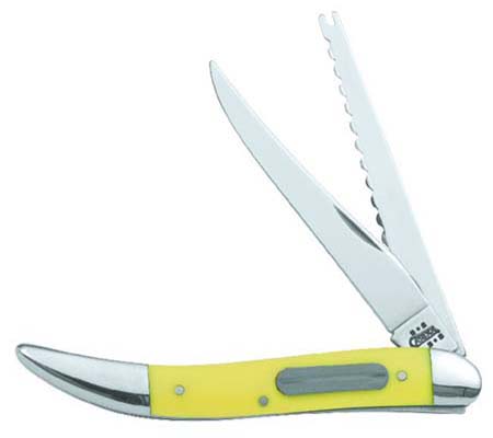 Case XX 120 Fishing Knife Yellow Synthetic
