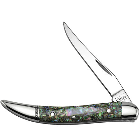 Case XX 12002 Small Texas Toothpick Genuine Abalone
