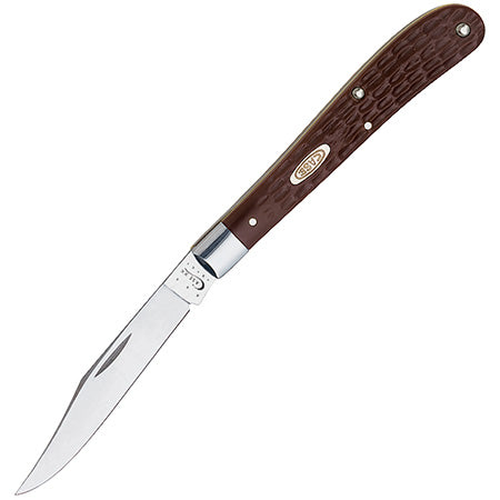 Case XX 135 Slimline Trapper Brown Synthetic Standard Jig Barehead