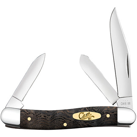 Case XX 14001 Medium Stockman Black Curly Oak Wood
