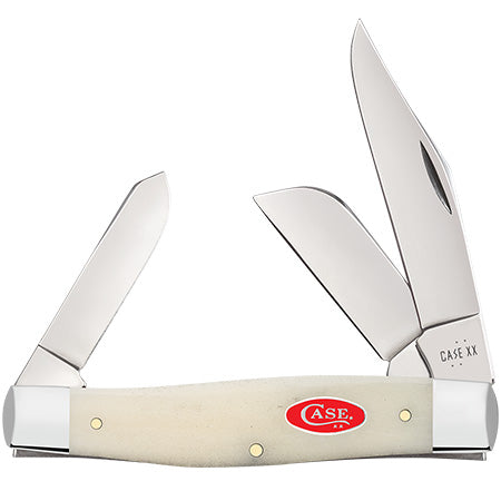 Case XX 14025 Large Stockman Smooth Natural Bone