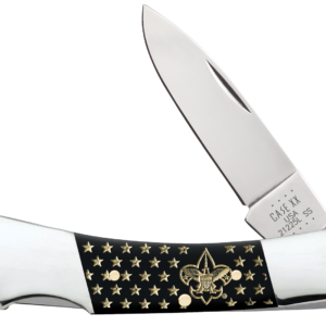 Case XX 18064 Lockback Boy Scouts of America Black & Gold
