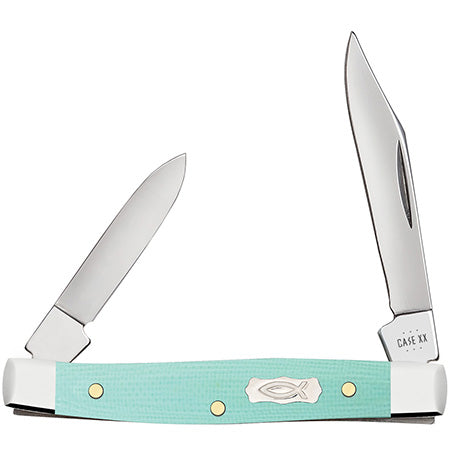 Case XX 18104 Small Pen Seafoam Green G-10