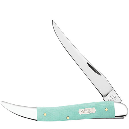 Case XX 18105 Medium Texas Toothpick Seafoam Green G-10