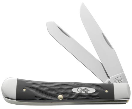 Case XX 18221 Trapper Rough Black Jigged Synthetic
