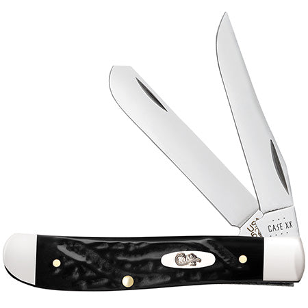 Case XX 18237 Mini Trapper Rough Black Synthetic