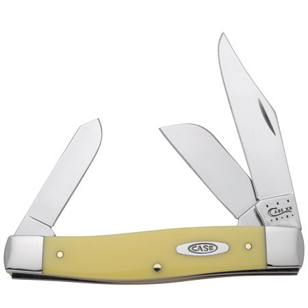 Case XX 203 Large Stockman Yellow Synthetic