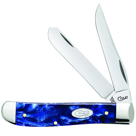 Case XX 23432 Mini Trapper Blue Pearl Kirinite Stainless