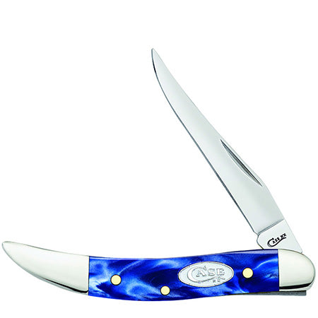 Case XX 23437 Small Texas Toothpick Sparx Blue Pearl Kirinte 