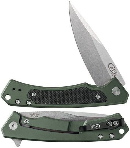 Case XX 25883 Marilla OD Green Anodized Aluminum/G10 EDC