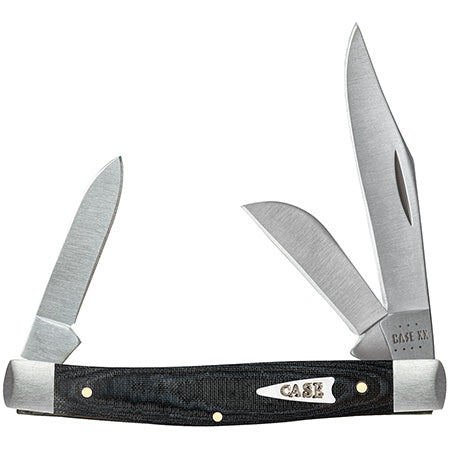 Case XX 27818 Medium Stockman Smooth Black Micarta