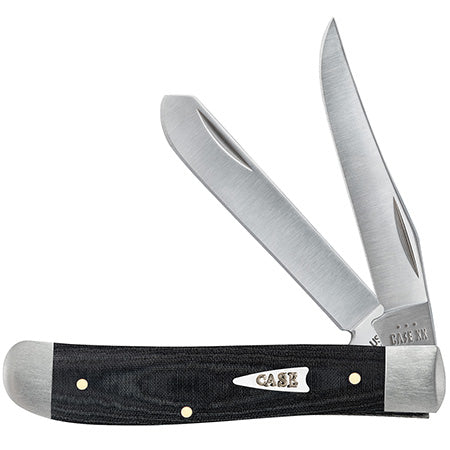 Case XX 27822 Mini Trapper Smooth Black Micarta