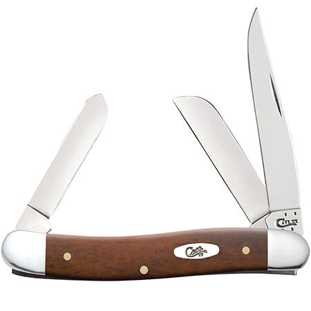 Case XX 28701 Medium Stockman Smooth Chestnut Bone