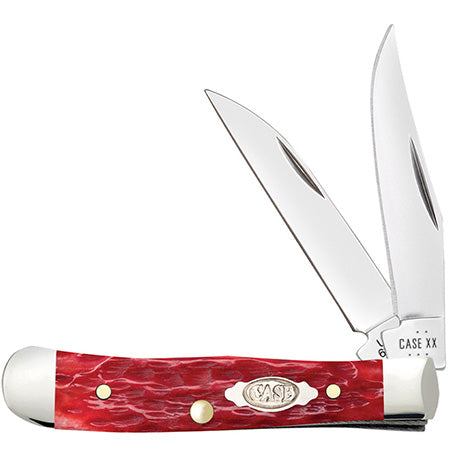 Case XX 31944 Tiny Trapper Dark Red Bone