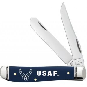 Case XX 32402 Mini Trapper U.S. Air Force Embellished Navy Blue Synthetic