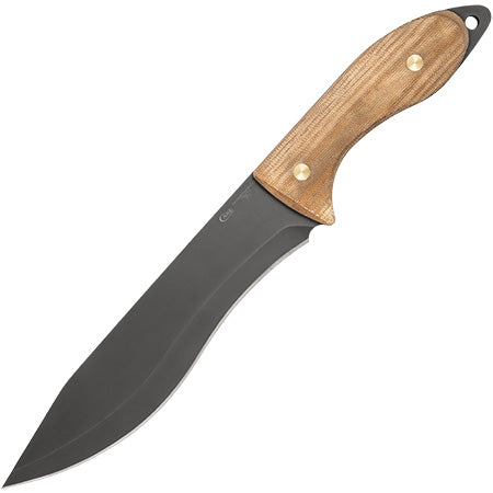 Case XX 35101 Sasquatch Bowie Tan Micarta & Caswell Carbon Steel Fixed Blade