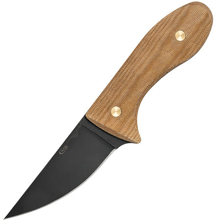 Case XX 35102 Sasquatch Skinner Tan Micarta & Caswell Carbon Steel Fixed Blade