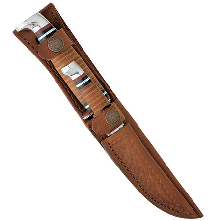 Case XX 372 Hunter Leather Two Knife Set