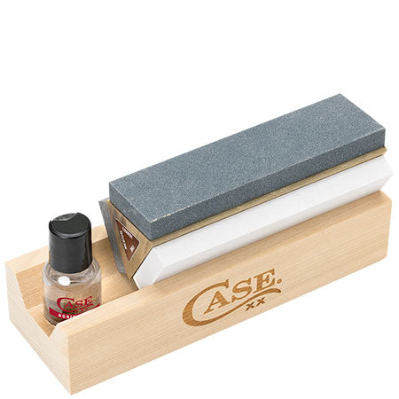 Case XX 50305 Knives Tri Hone Knife and Tool Sharpening Stone Kit