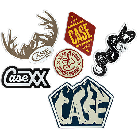 Case XX 50310 2026 Case Sticker Pack (Set of 6) Various Designs
