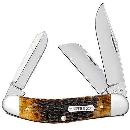 Case XX 51393 Sowbelly Bose Burnt Amber Bone Rogers Jig