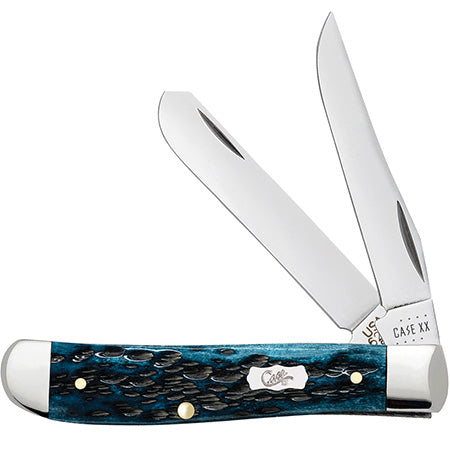 Case XX 51852 Mini Trapper Mediterranean Blue Bone