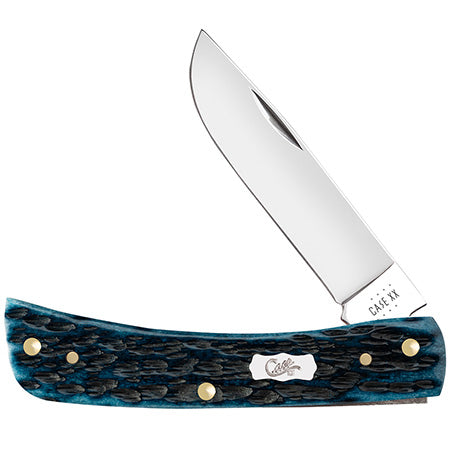 Case XX 51854 Sod Buster Jr Mediterranean Blue Bone