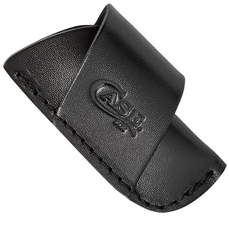 Case XX Sheath 52238 Medium Side Draw Black Leather Belt