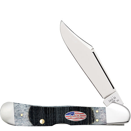 Case XX 53063 Copperlock Gray Bone Sawcut Jig