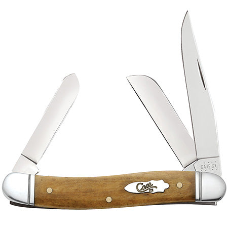 Case XX 58185 Medium Stockman Smooth Antique Bone