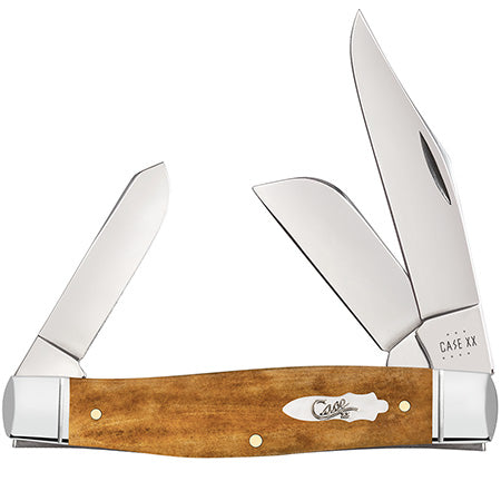 Case XX 58204 Large Stockman Smooth Antique Bone