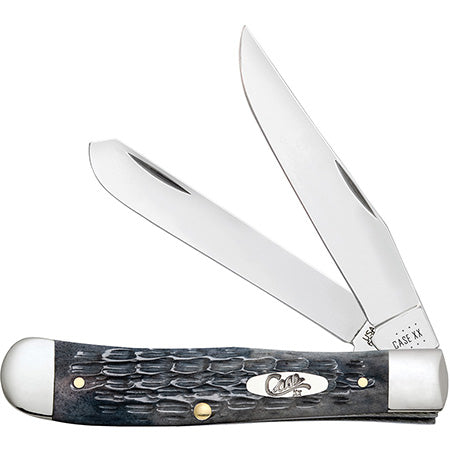 Case XX 58410 Trapper Jigged Gray Bone