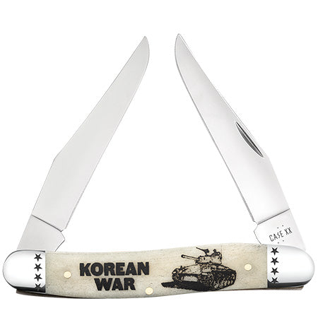 Case XX 58491 Muskrat War Series Smooth Natural Bone Korean War