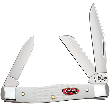 Case XX 60184 Medium Stockman SparXX Jigged Rough White Synthetic