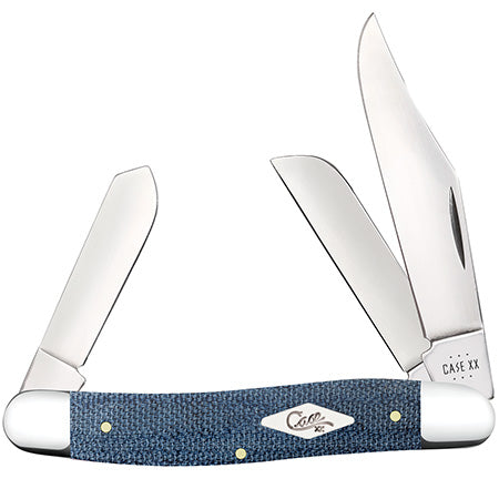 Case XX 60513 Medium Stockman Blue Denim Canvas Laminate