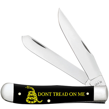 Case XX 6090 Trapper 'Don't Tread On Me' Black Delrin