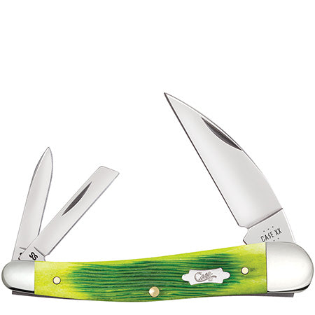 Case XX 61047 Seahorse Whittler Lime Green Bone