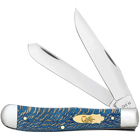 Case XX 63730 Trapper Smooth Blue Sycamore Wood