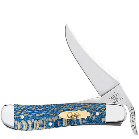 Case XX 63734 Russlock Smooth Blue Sycamore Wood