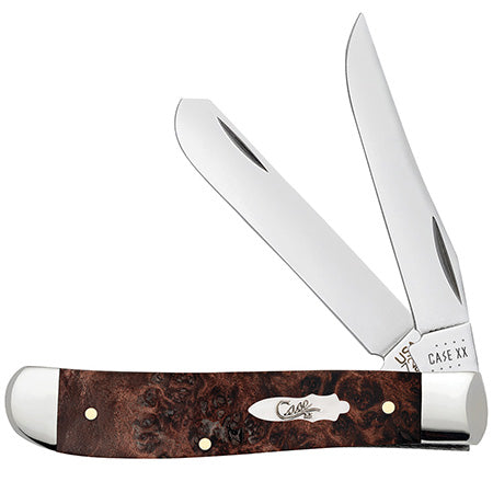 Case XX 64062 Mini Trapper Brown Maple Burl Wood
