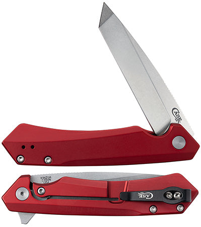 Case XX 64664 Kinzua Red Anodized Aluminum EDC